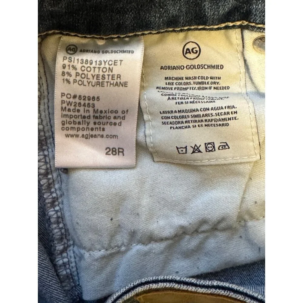 Size 28R AG Adriano Goldschmied The Legging Ankle Super Skinny Jeans Mid-Rise - Picture 12 of 16